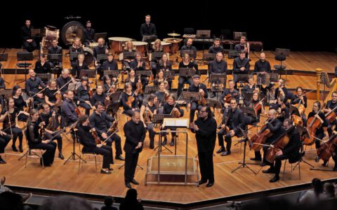 Das Klang Ensemble auf der Buehne